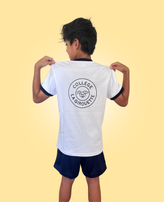 POLERA EDUCACIÓN FÍSICA MANGA CORTA ALGODÓN UNISEX  LA GIROUETTE